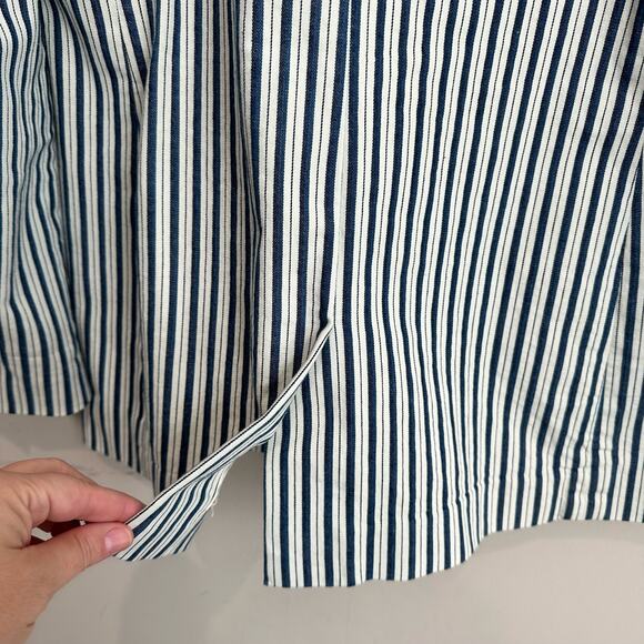 J. Crew Willa Cotton Blend Striped Blazer in Stripe 10 - Picture 7 of 13